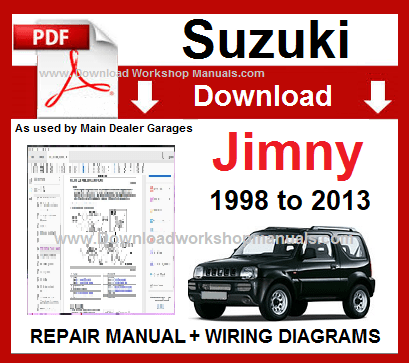 Suzuki Jimny Service Repair Workshop Manual